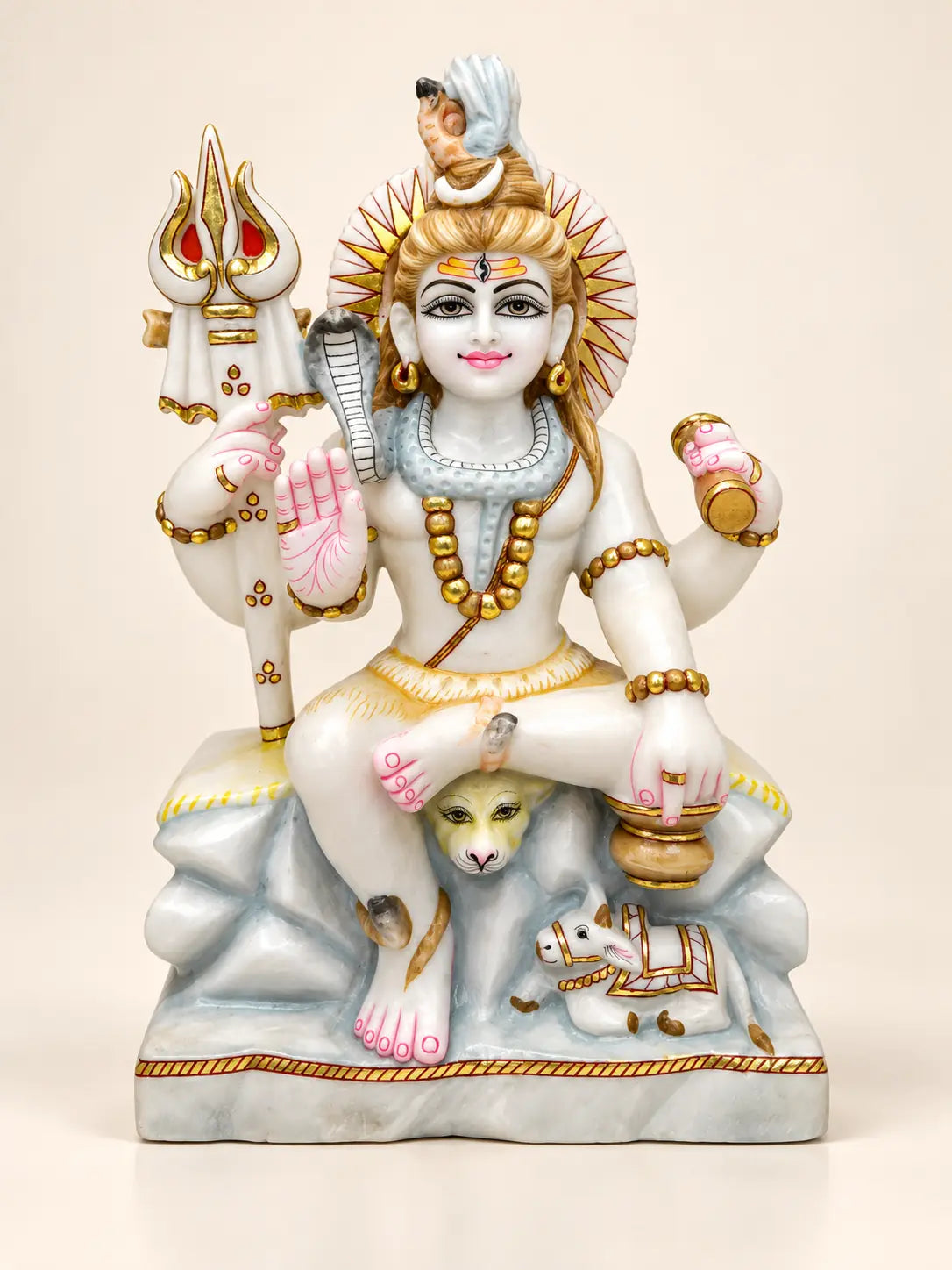 Lord Shiva murti with Nandi — catalogue