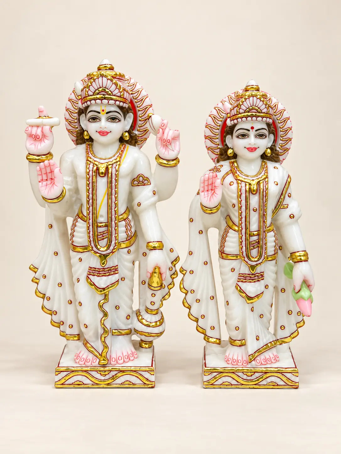 Shri Ram Sita marble pair — product view
